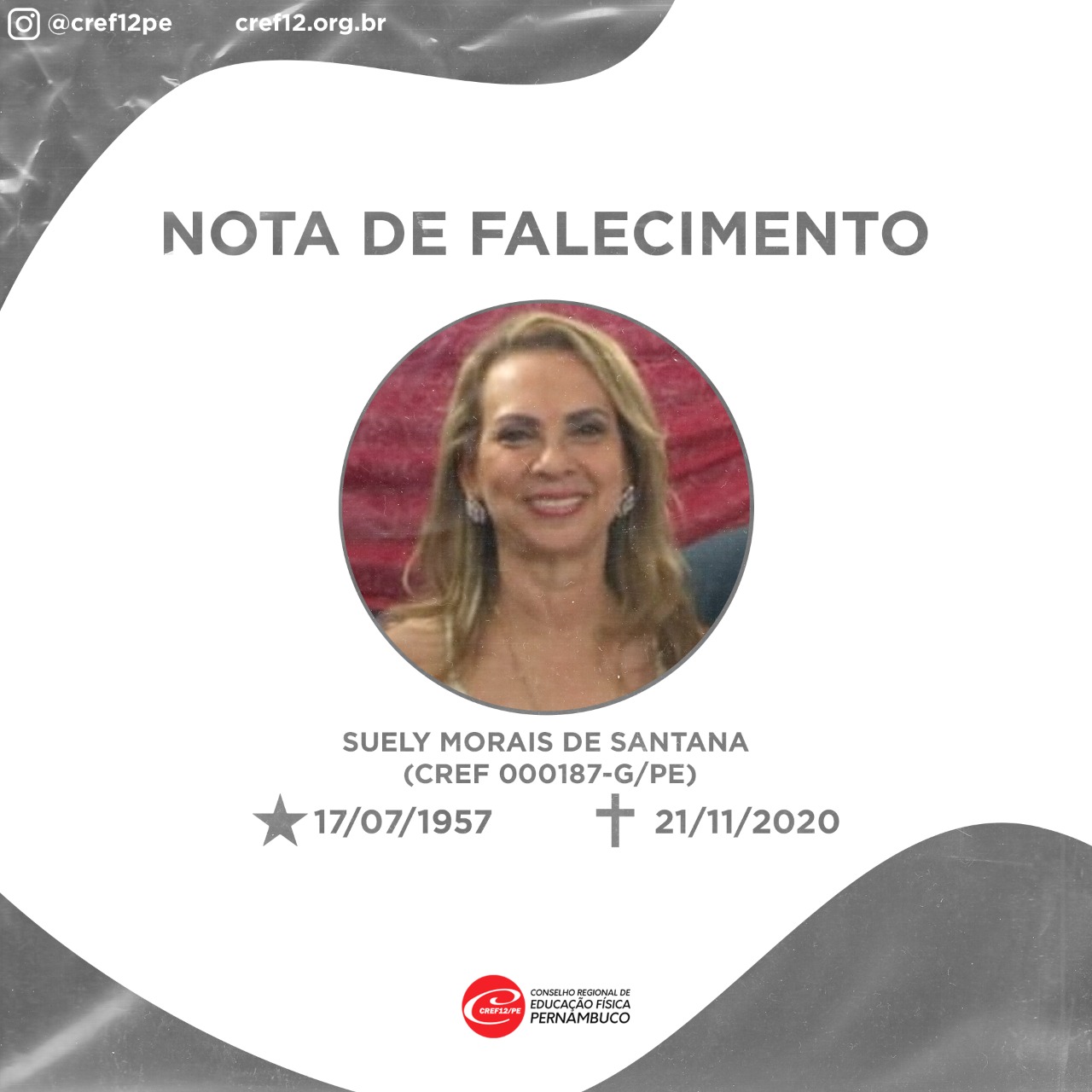 You are currently viewing Nota de Falecimento – Ex-presidente do CREF12/PE