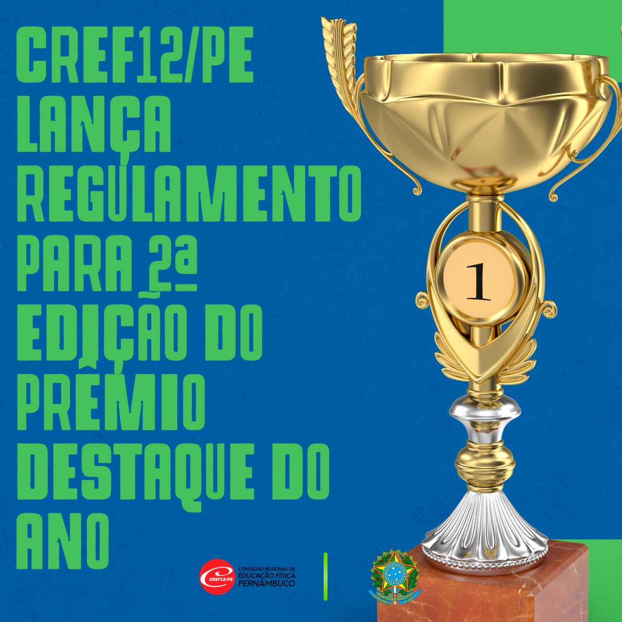 You are currently viewing CREF12/PE lança regulamento para 2ª edição do Prêmio Destaque do Ano